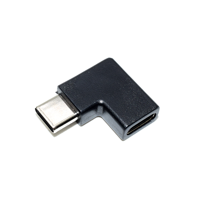 Type C USB Male to Female / Side Bend L type