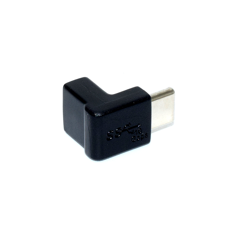 Type C USB Male to Female / Vertical bending L type