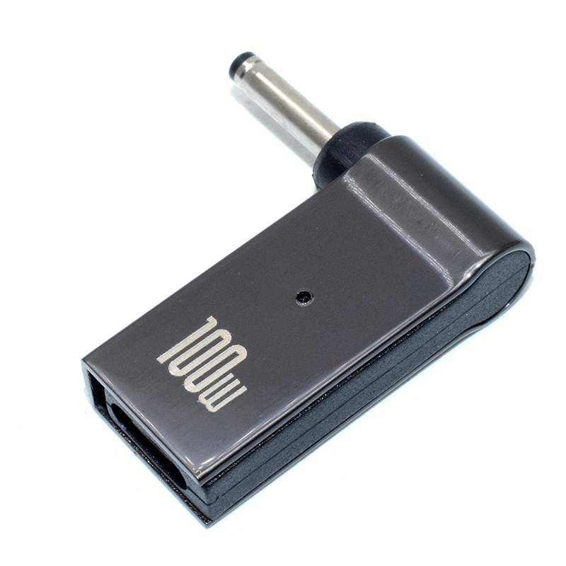 3.0x1.1mm PD 100W Laptop Power Charger Supply Adapter Connector USB Type-C Female to DC Male Jack Plug Converter for Lenovo/HP/DELL