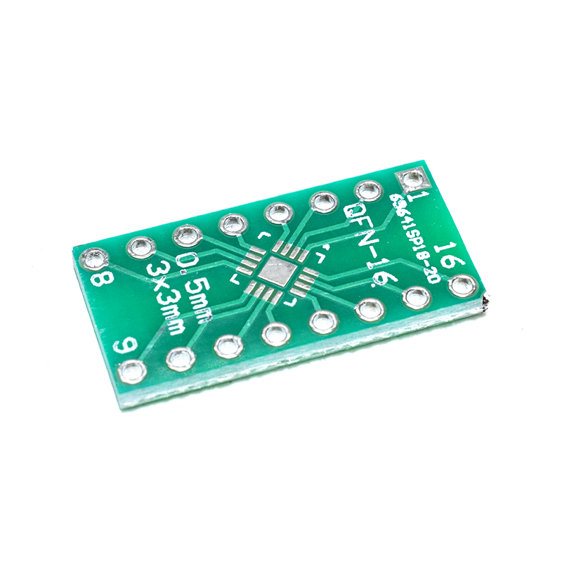 LGA16 to DIP16 /QFN16 to DIP Adapter Board /0.5mm pitch IC Test Board