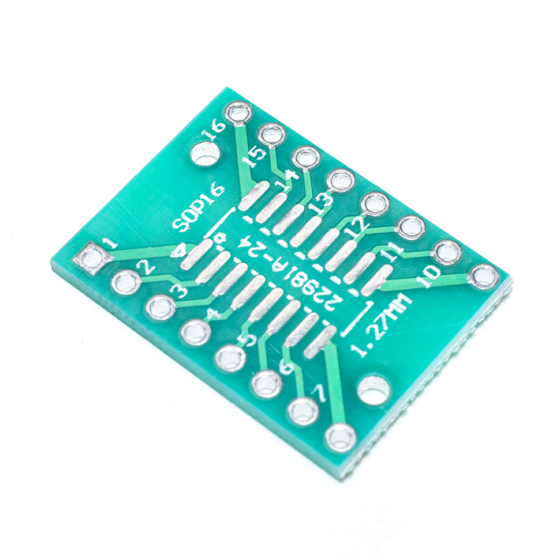 SOP16 SSOP16 TSSOP16 SMD to in-line DIP 0.65/1.27mm Adapter Board