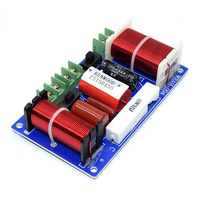 250W 2 ways Frequency Divider Tweeter Bass Speaker Crossover Filter for 4-8 ohm Bookshelf Speaker 2500 3000Hz