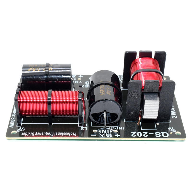 350W 2 Ways Crossover Audio Board Tweeter Bass Speaker Frequency Divider 2 Unit For 4-8Ohm DIY Speaker Filter 2800HZ