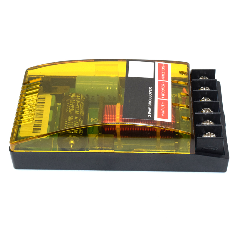 2-Way Passive Car Audio 220W Crossovers Audio Speaker Frequency Divider Compatible with All Car Audio Component Systems
