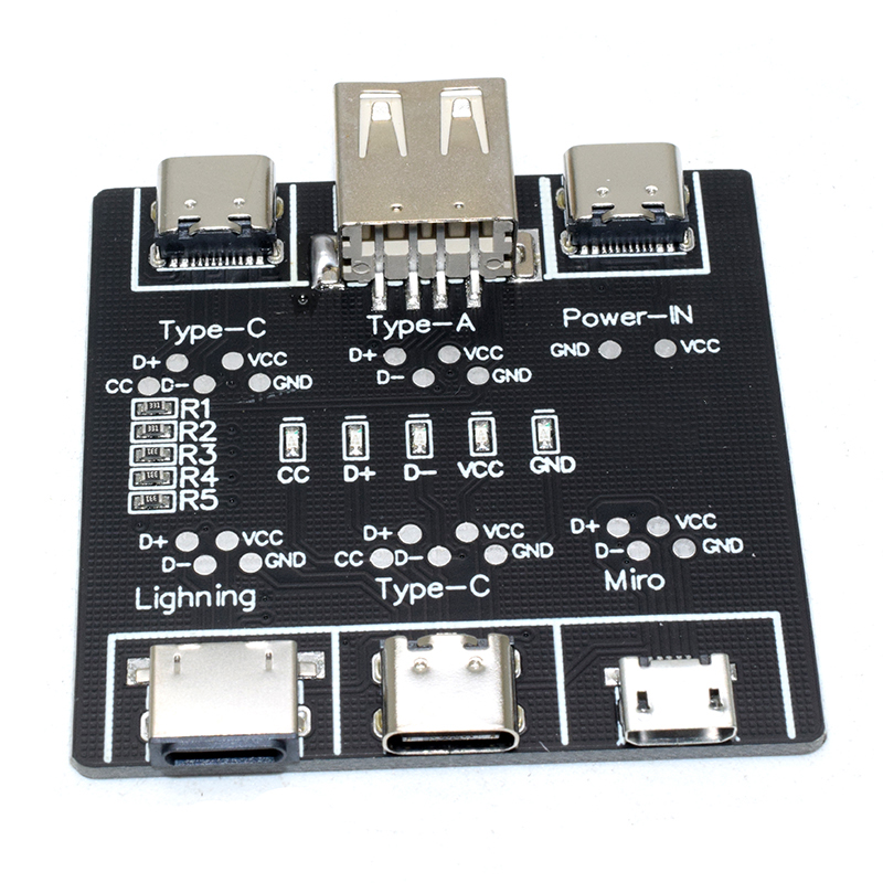 Data Cable Detection Board USB Cable Tester Short Circuit On-Off Switching For iOS Android Type-C Test Board Tool