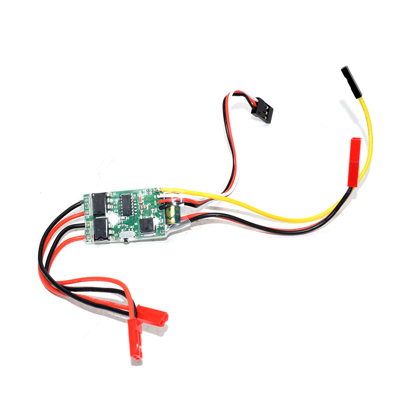1 unidad de Control de velocidad bidireccional Esc 2s-3s Lipo 5a Esc para Rc modelo de barco/tanque 130 180 repuestos de Motor cepillado