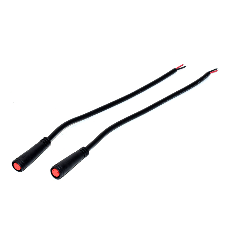 2P M8 Electrical Cable Waterproof Connector Extension cord / Female to Female / 15CM