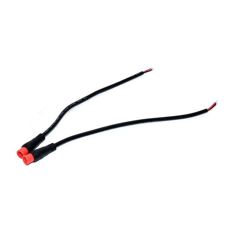 2P M8 Electrical Cable Waterproof Connector Extension cord / Male to Male / 15CM