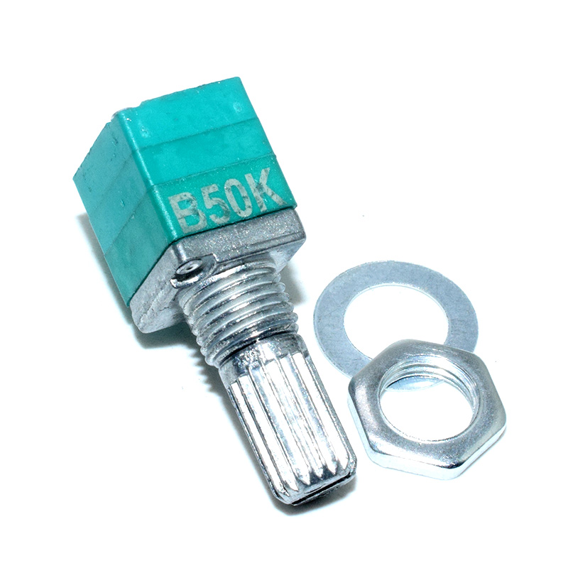 RV097GS 5Pins Single Potentiometer B50K With Switch