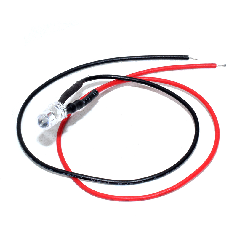 5MM Red LED With 20CM Cable
