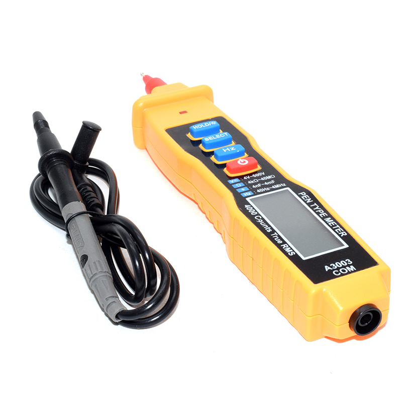 ANENG A3003 Digital Multimeter Pen Type Meter 4000 Counts with Non Contact AC/DC Voltage Resistance Capacitance Hz Tester Tool