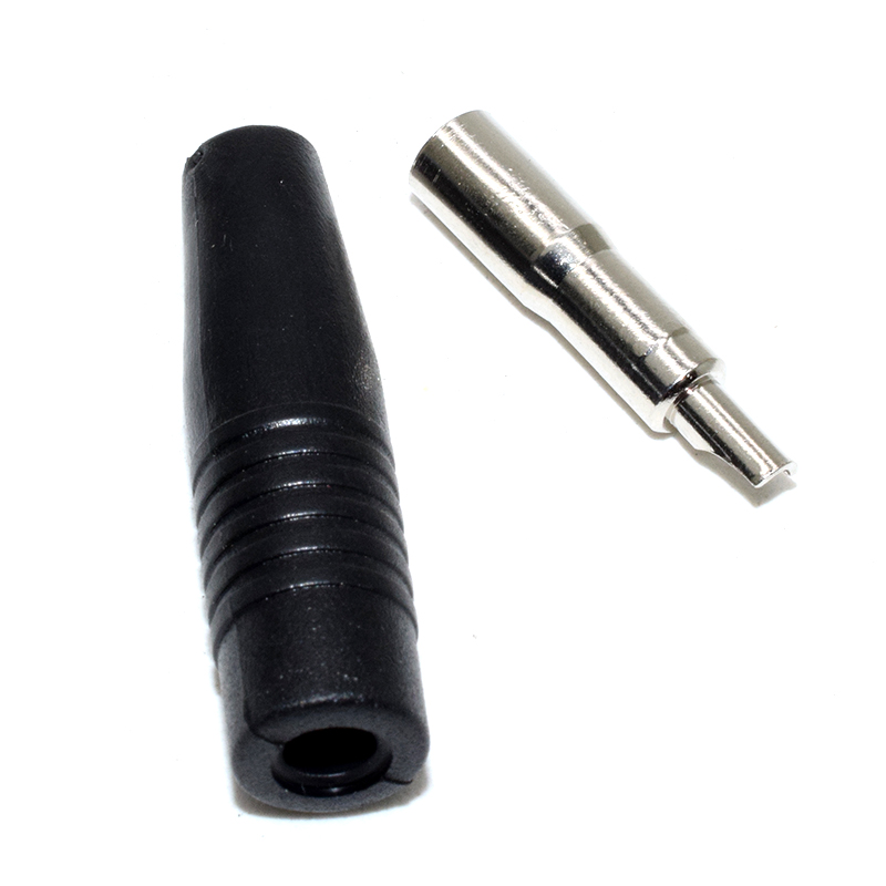 Black Brass 4mm Insulated Banana Female Jack Plug Wire Solder Connector
