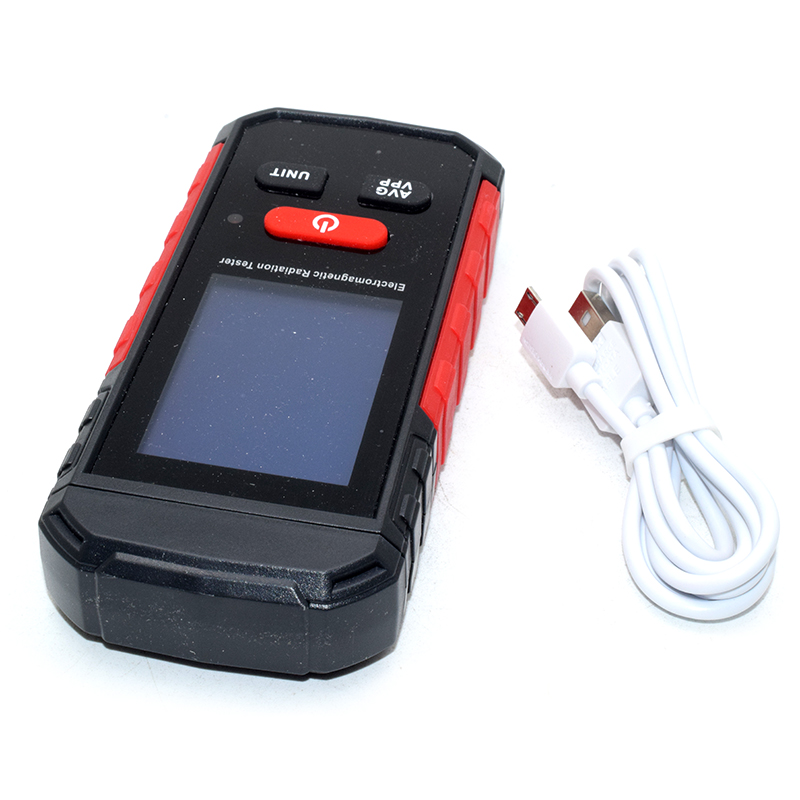 WT3122 Electromagnetic Radiation Detector Electric Survey Tester Display Magnetics Field Radio Test LCD Screen Sound Light Alarm