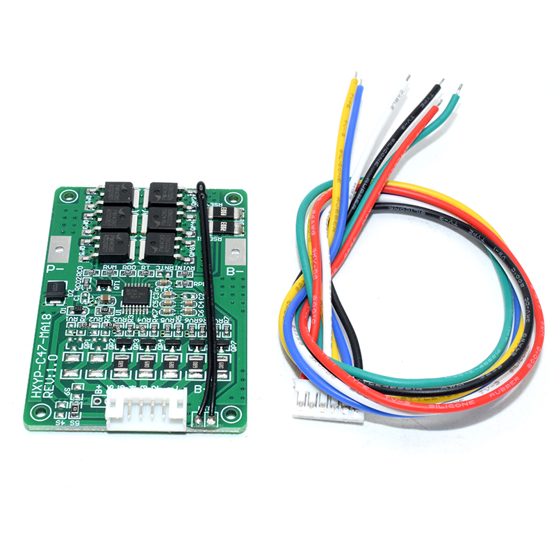 5S BMS 16.8V 21V 20A 18650 Li-ion Lmo Ternary Lithium Battery Charger Protection Board Balance And Temperature Protect