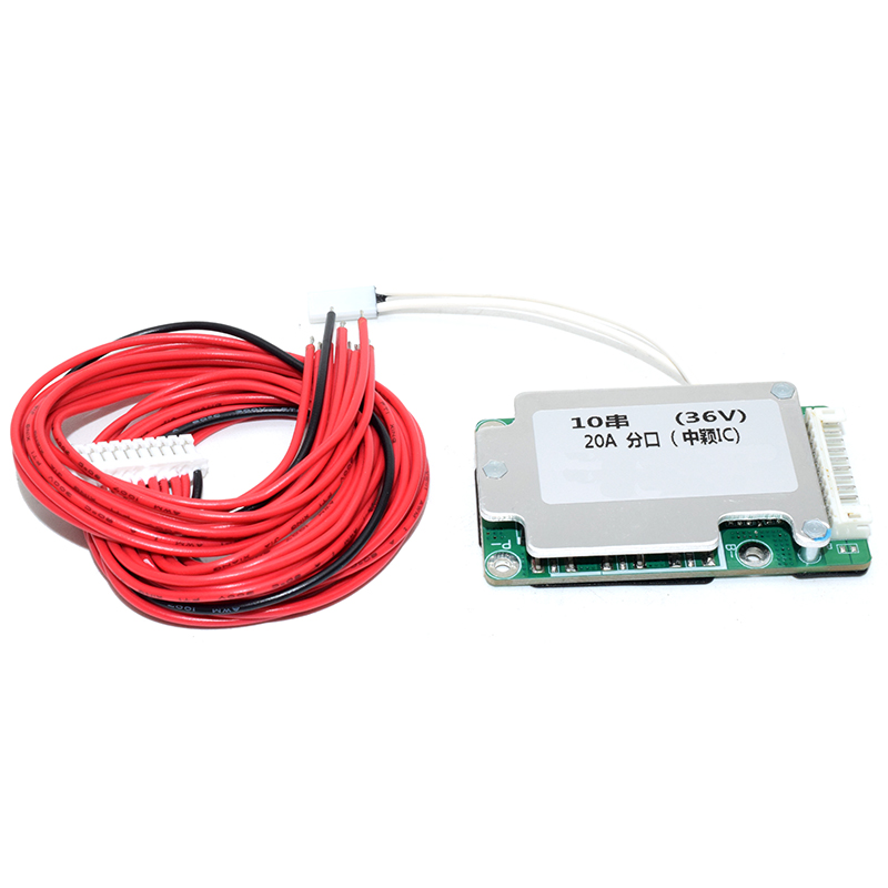 Bisida BMS 36V 10S 20A Different ports Rechargeable 18650 Lithium Battery Protection Board For E-bike/E-Scooter