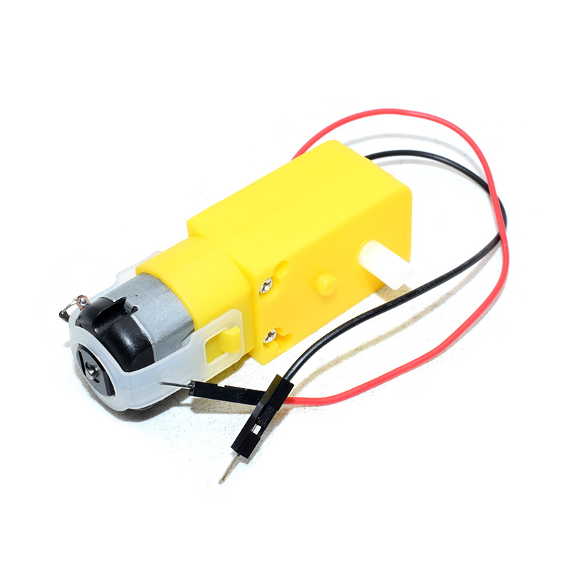 TT Motor 1:48 3-6V with 2 Male jumper cables , Double Shaft