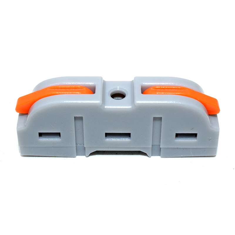 NC-221 Mini Quick Wire Conductor Connector Universal Compact Splicing Push-inTerminal Block 1 in multiple out with fixing Hole