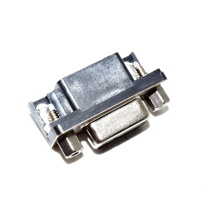 DR9 hole black RS232 serial , clubfoot hole short-D connector