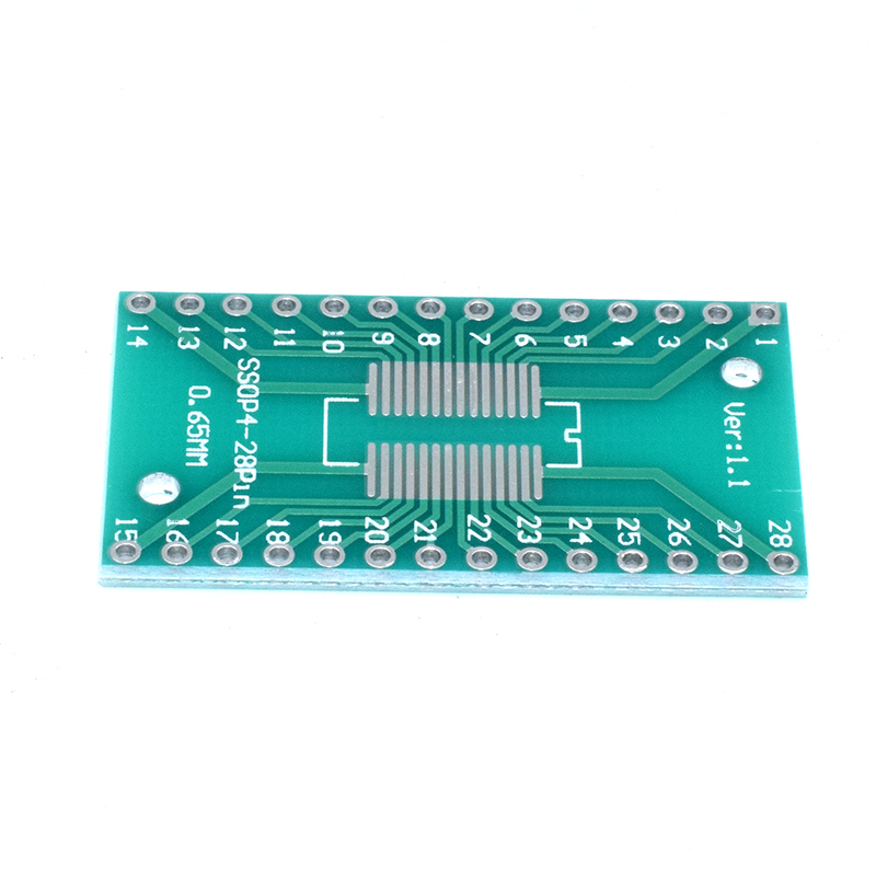 SOP28 SSOP28 TSSOP28 SMD to the DIP 0.65/1.27mm adapter board