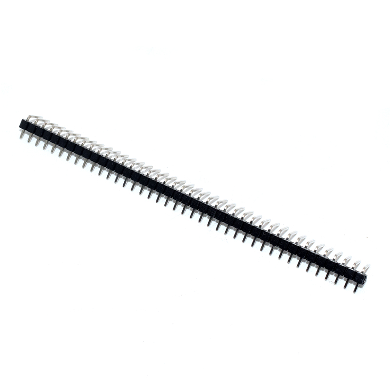 Bend Header Pin Male 2.54 1*40