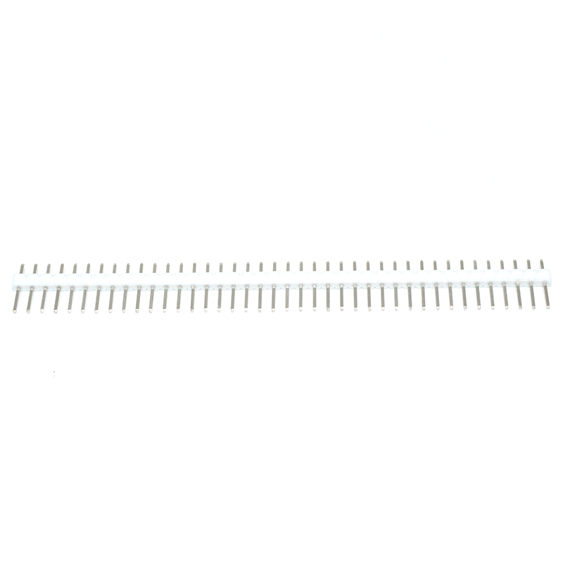 White 1*40 2.54 Gold-plated copper, male pin header,ROHS 200pcs/Bag