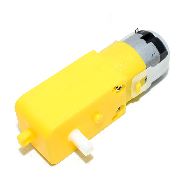 Robot car TT motor micro reduction motor tracing 1:48 motor single shaft---- DIY necessary: 6 v dc speed motor TT motor Motor speed: 100 RPM Torque: 4.5 KG. CM1 Voltage: 3-6 v Robot for car production Use strong magneto, the effect is better