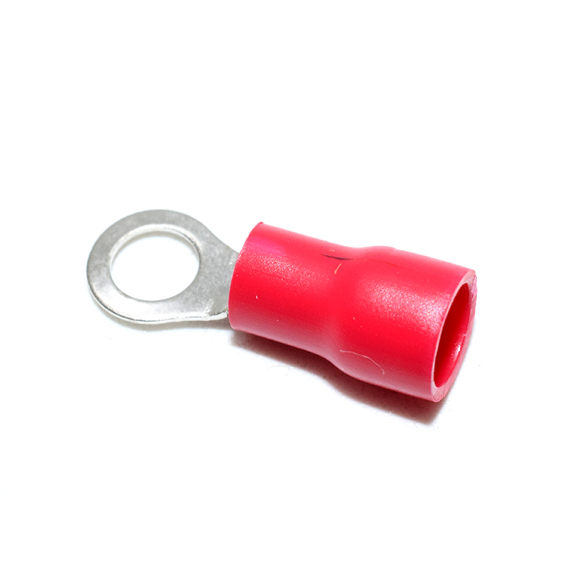 1000pcs/bag RV2-4 O-cold terminal, round terminals, pre-insulating terminal lug, copper wiring nose