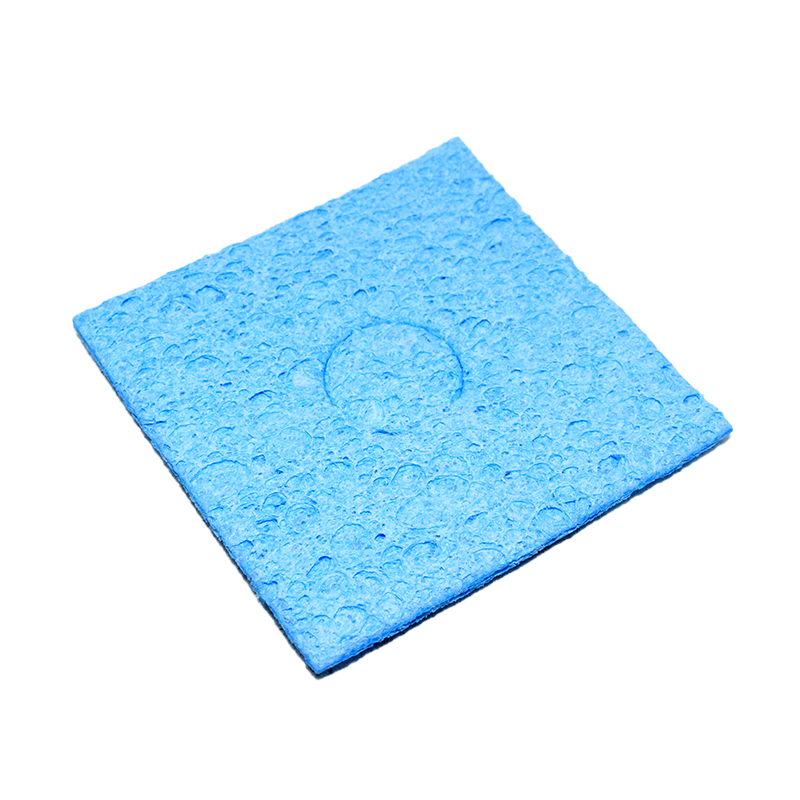 54*54*3mm Blue Square Thickened Cleaning Sponge Cleaner High Temperature Enduring Cleaner Sponge For Electric Welding Soldering Iron Tip