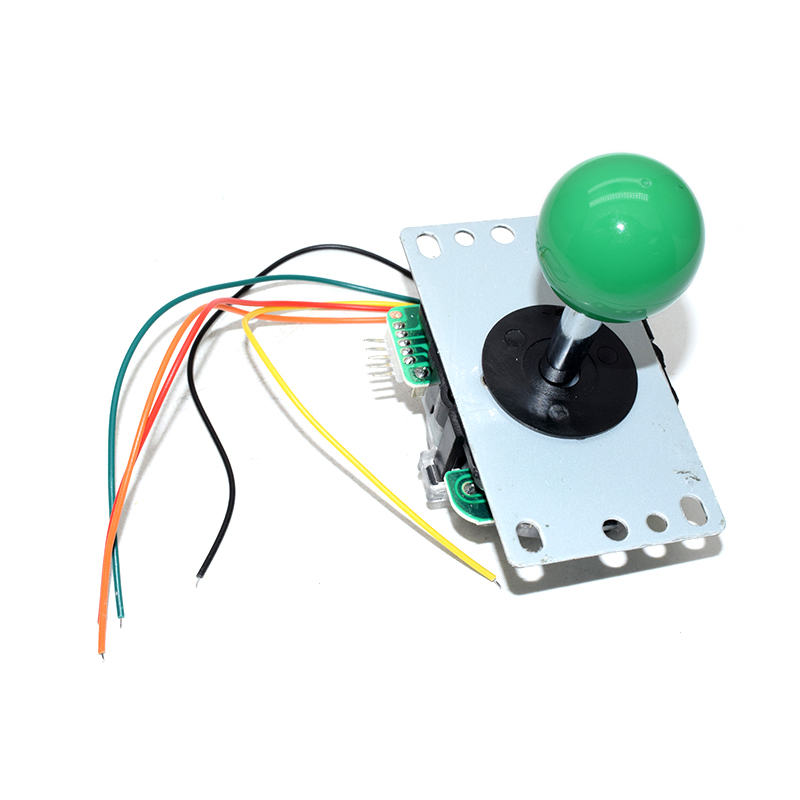 Green 5Pin 8way Long Stick Joystick with Multi Color Ball for Arcade Game Machine Pandora box console