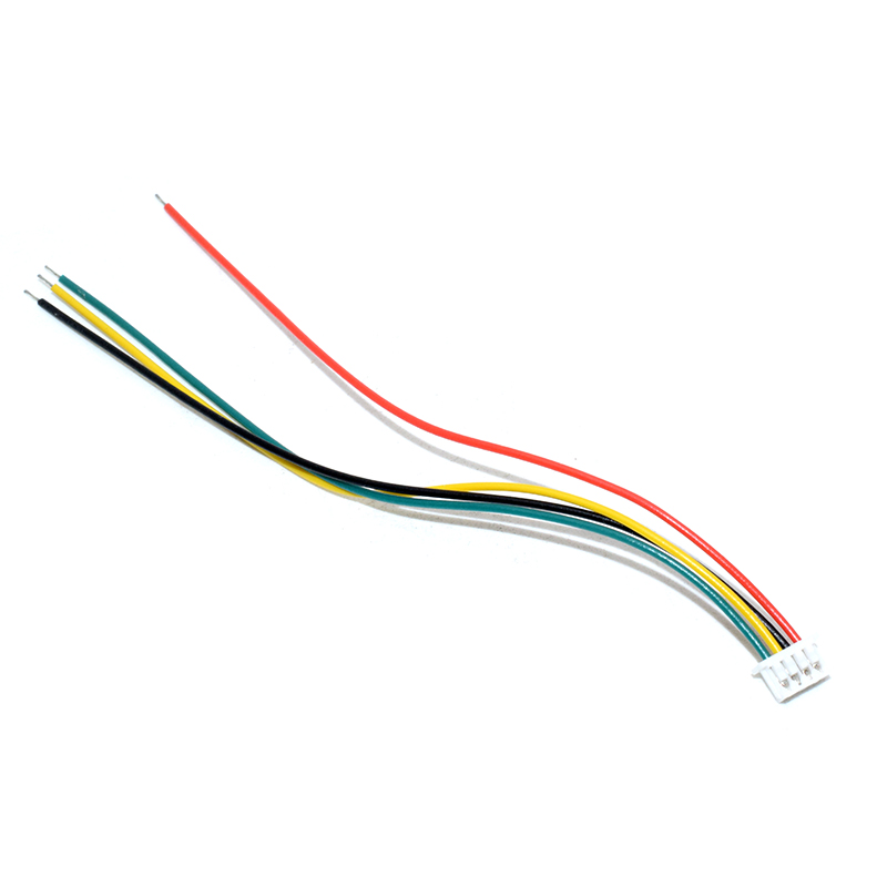 JST 1.25MM 10CM 4P With Single Tin