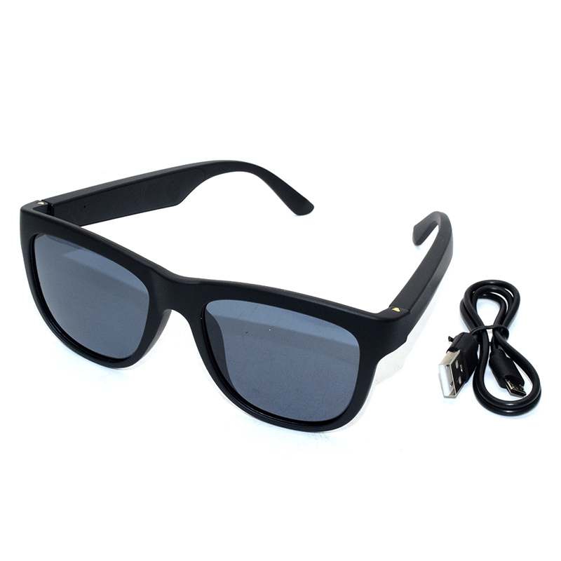 Black Lenovo Lecoo Smart Glasses Headset Wireless Bluetooth 5.0 Sunglasses Outdoor Sport earphone Calling Music Anti-Blue Eyeglasses