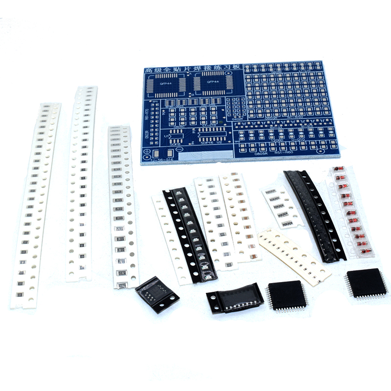 Advanced full chip welding exercise board/LED water lamp with test points Electronic assembly skills training DIY kit