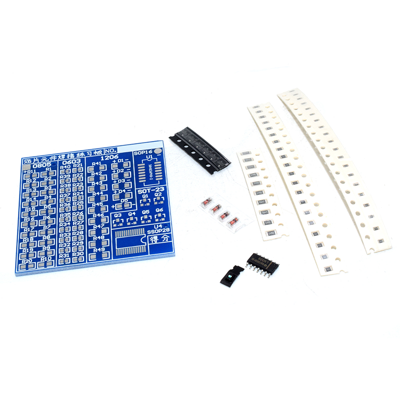 DIY chip component welding board/practice version/dedicated for electrician and electronic welding technology practice