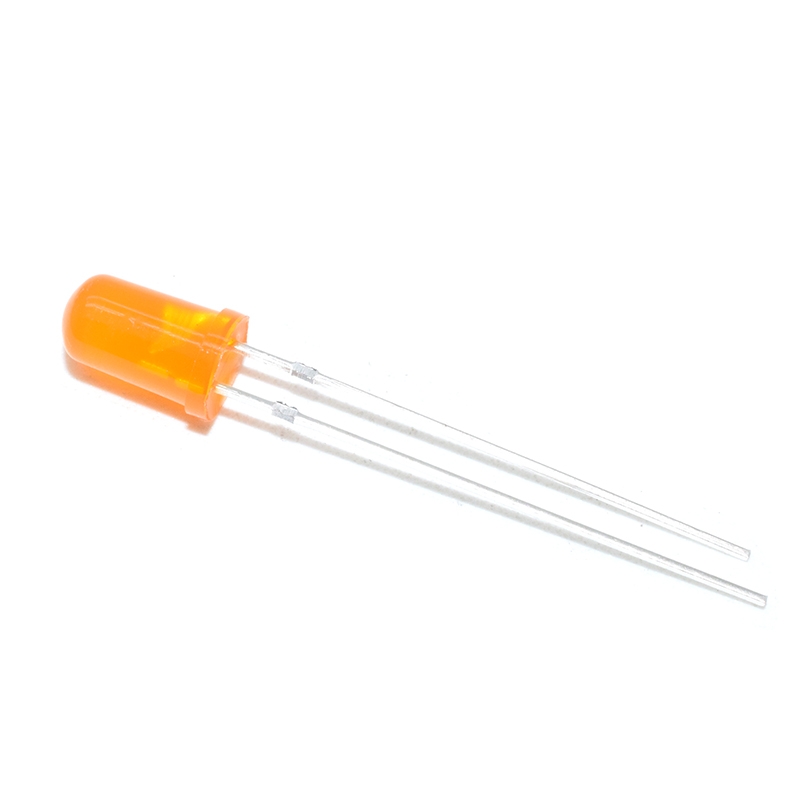 Orange to Orange F5 5mm LED Long Pins