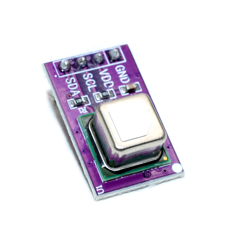 SCD40 gas sensor module detects CO2 temperature and humidity in one I2C communication