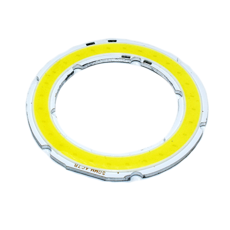 50mm Cold White /Angel Eyes LED COB Light Source Annual Shape 12V DC COB Ring LED Light Source for DIY Bulb