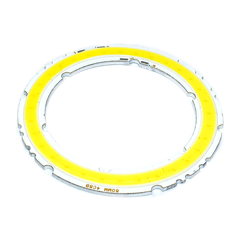 60mm Cold White /Angel Eyes LED COB Light Source Annual Shape 12V DC COB Ring LED Light Source for DIY Bulb
