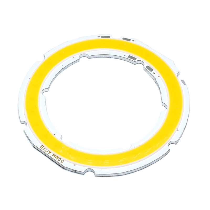 50mm Warm White /Angel Eyes LED COB Light Source Annual Shape 12V DC COB Ring LED Light Source for DIY Bulb