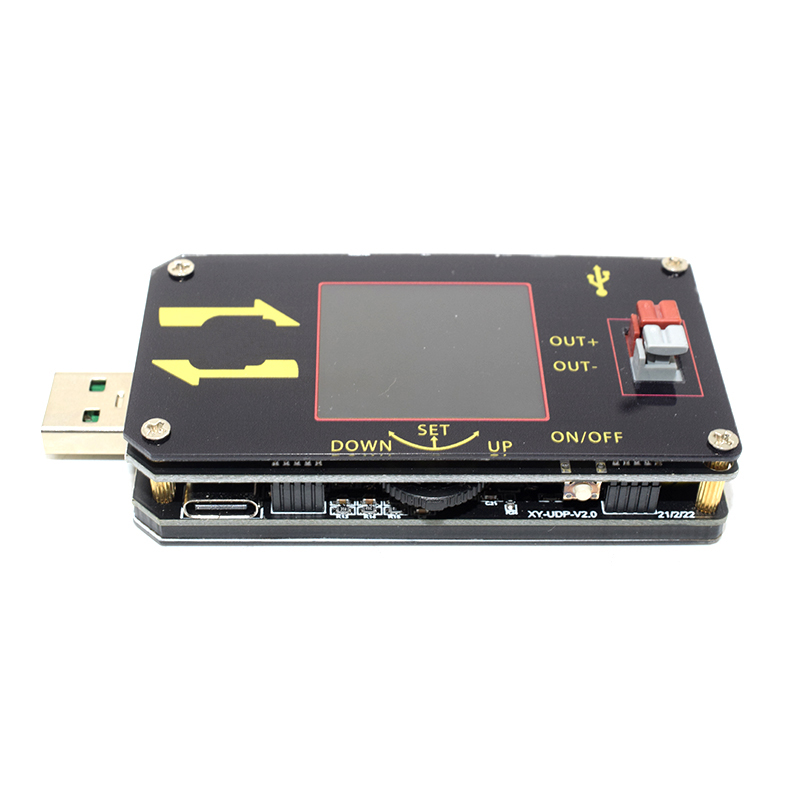 XY-UDP Digital USB DC DC Converter CC CV 0.6-30V 5V 9V 12V 24V 2A 15W Power Module Desktop Adjustable Regulated power supply