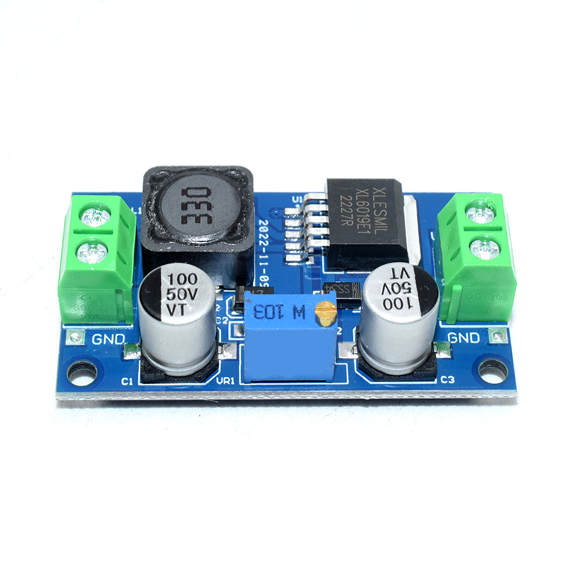 DC-DC XL6019 40V Adjustable Step Up Module Voltage Regulator PCB Power Supply Module Electronic Boost Board