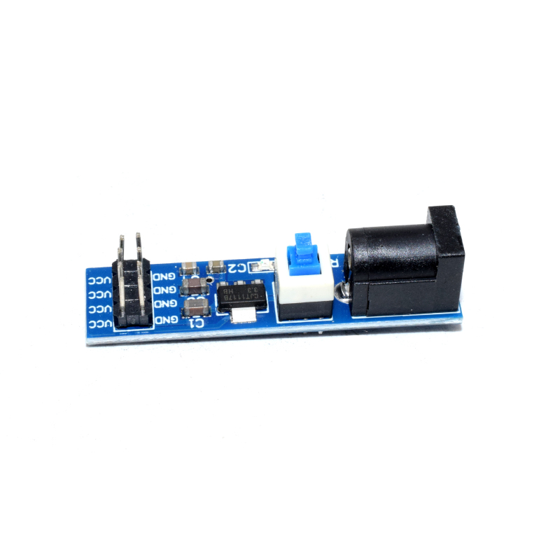 AMS1117-3.3V Adjustable Step Down Buck Module Power Voltage regulator Power Supply module with DC Jack Switch