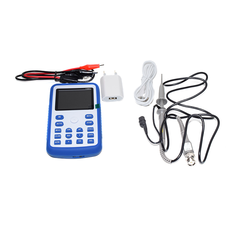 DSO1C15 Digital Oscilloscope Real-time Analog Bandwidth 110MHz Sampling Rate 500M Vertical Sensitivity 10mv/div-10v/div