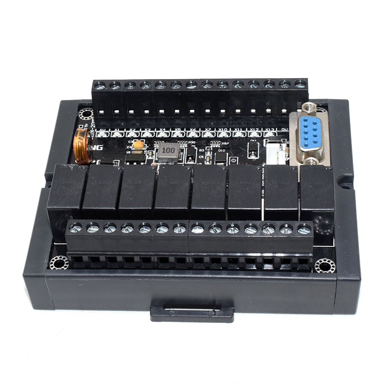 FX1N-20MR PLC Programmable Logic Controller Automation Industrial Control Board DC10-28V Power Relay Delay Module With Shell