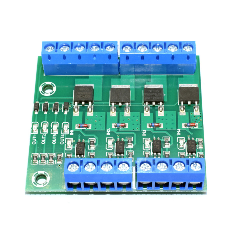 4-way MOS tube optocoupler isolation module