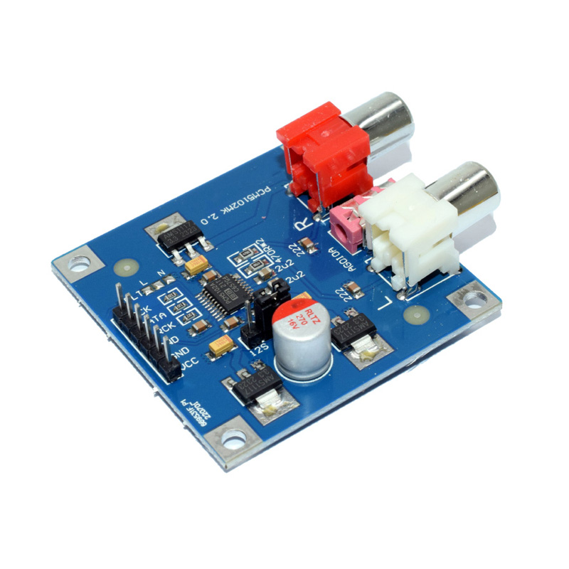 PCM5102/PCM5102A DAC decoder I2S input/32bit headphone output with 3.5 interface