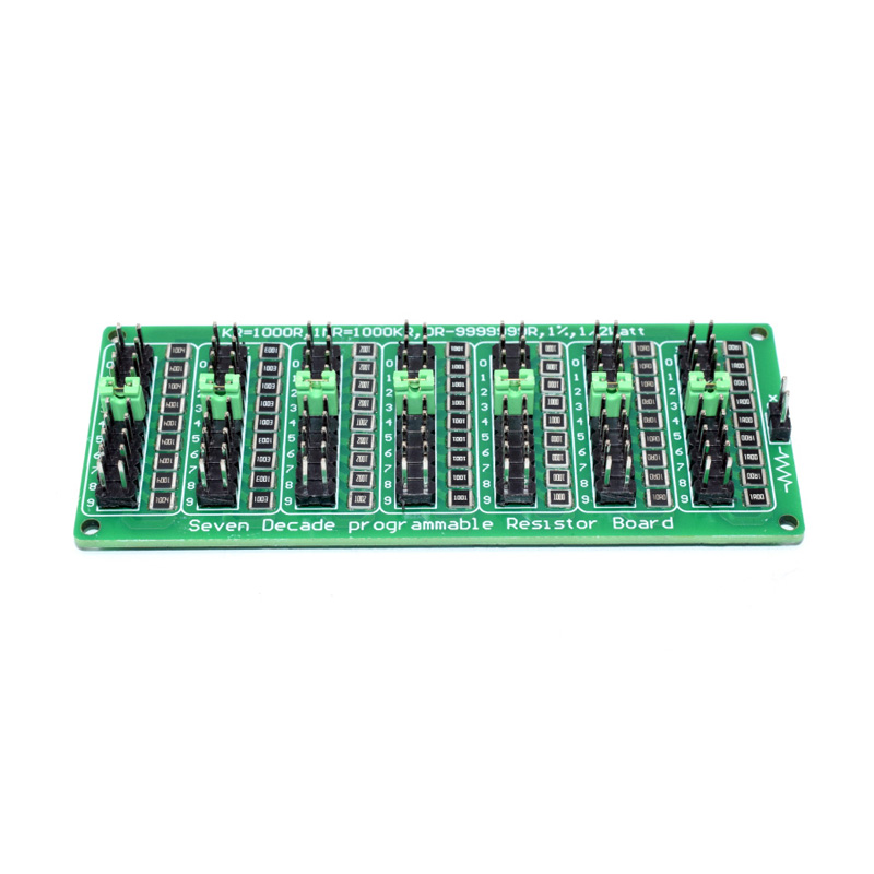 7 Decade 0.1R-9999999R Programmable Resistor Board Seven/Eight Decade Resistor 1R - 9999999R Step Accuracy 0.1R 2 W SMD Resistance Module