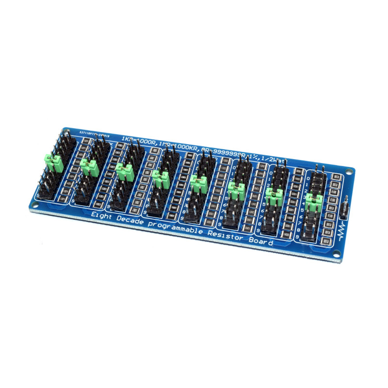 8 Decade 0.1R-9999999R Programmable Resistor Board Seven/Eight Decade Resistor 1R - 9999999R Step Accuracy 0.1R 2 W SMD Resistance Module