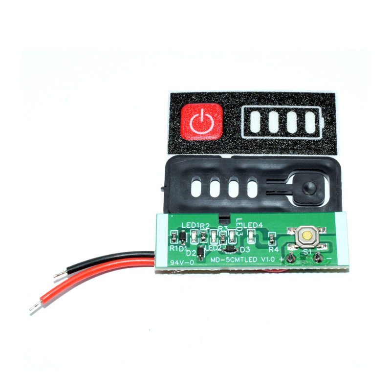For Makita Lithium Battery Display 5S 18V 21V Electric Drill Screwdriver Battery Capacity Indicator LED Display 18650 Batteries
