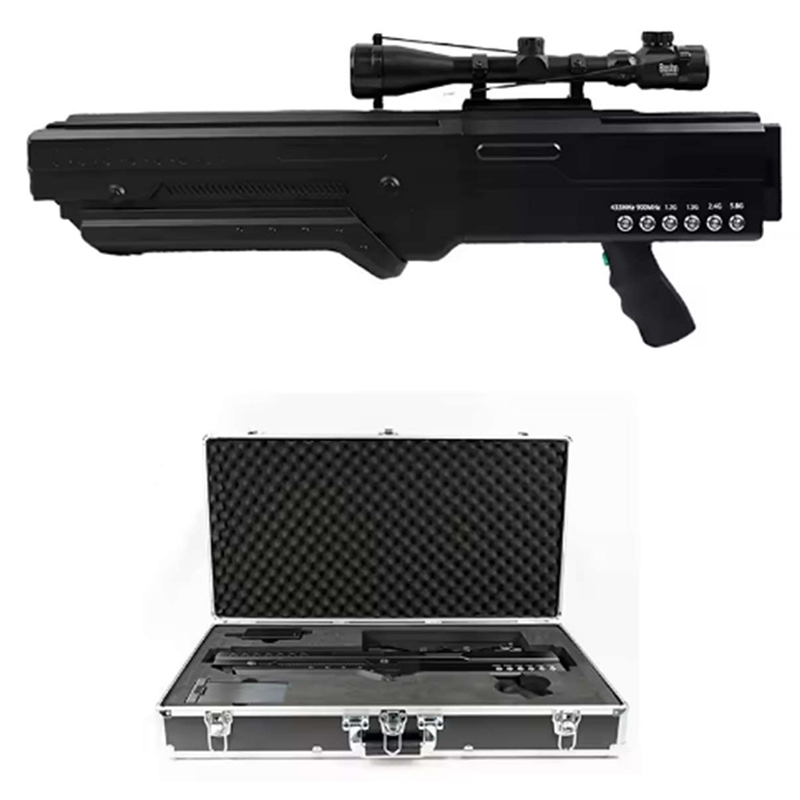 ANTI DRONE DEVICE Hand-held gun type anti drone device (6 band )