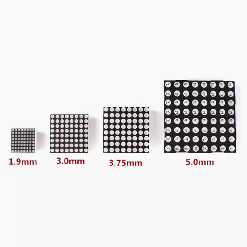 5MM, dot matrix 8 * 8 dot matrix, 5MM, bright red, red 60 * 60MM , Common Anode